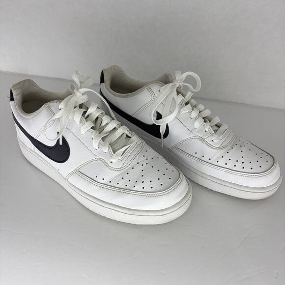 Nike Court Vision Low Next Nature White Midnight Navy Men\'s 9 DH2987-106 main image 9